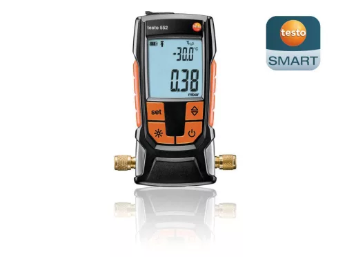 testo 552 - digitális vákuummérő műszer Bluetooth® kapcsolattal