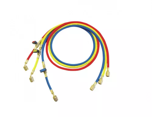 Rothenberger PLUS nyomótömlő készlet golyóscsappal, 1/4" SAE, 1,5 m (3 db)