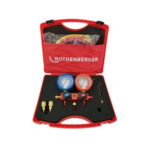   Rothenberger 2 utas csaptelep készlet, (3 db tömlővel, kofferben) 