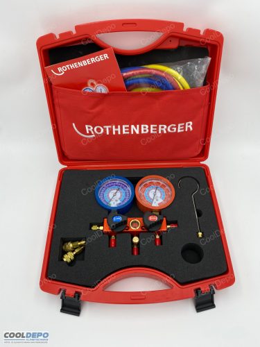 Rothenberger 2 utas csaptelep készlet, (3 db tömlővel, kofferben) 