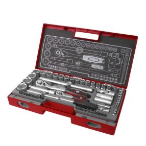   Dugókulcs klt. 1/2", 1/4", 60 db, 61CrV5; mattkróm