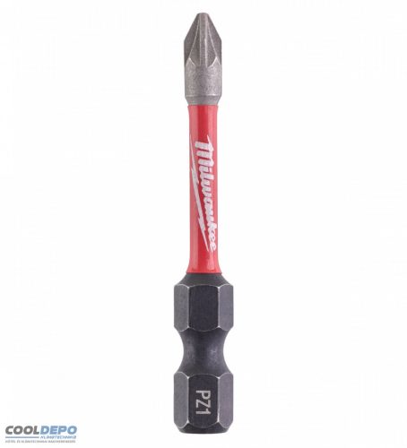 Milwaukee Shockwave Impact Duty™ csavarozó bit, 50 mm, PZ 1, 1 db/bliszter