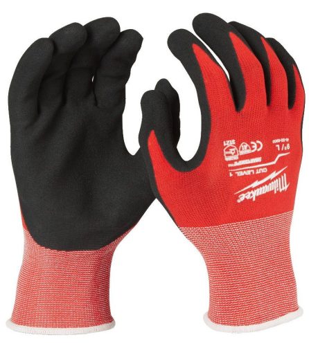 Milwaukee vágásbiztos védőkesztyű – 1/A vágási szint, érintőképernyő-kompatibilis