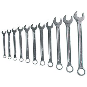   Csillag-villás kulcs klt., W.S.; 8db, 7-19mm, műanyag tartóban