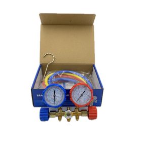   Klíma csaptelep 2 utas 90 cm-es tömlőszettel R32, R410A hűtőközeghez