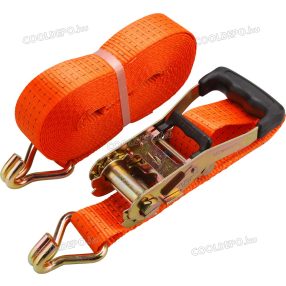   Rakományrögzítő gurtni spanifer kampóval – 3 m × 50 mm, 4000 kg