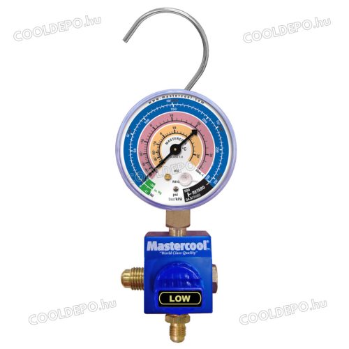Golyóscsapos mérőóra, 1 utas, 80 mm, R410A/R32 – 1/4" SAE - MASTERCOOL