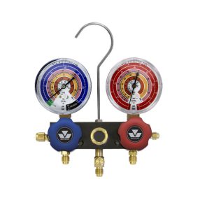   Szervíz csaptelep 2 utas mérőóra készlet, Class 1.0, 80 mm – R32/R410A – Mastercool