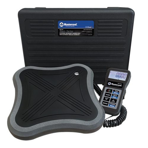 Mastercool Black Series elektronikus Bluetooth® hűtőközeg mérleg 110kg.
