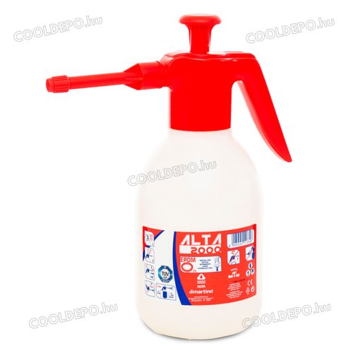 EPDM 2000 Professzionális Nyomáspermetező, piros, TÜV minősítéssel, 2000ml.