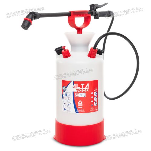 EPDM 7000 Professzionális Ipari Nyomáspermetező – 7 liter, max. 3 bar, TÜV minősített.