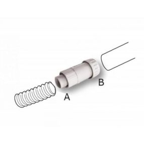   KONDENZVÍZ ELVEZETŐCSŐ ÁTALAKÍTÓ (MEREV- ÉS GÉGECSŐ KÖZÖTT) 16/20mm