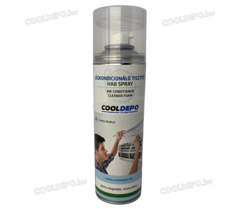 Klímatisztító hab spray cooldepo - teafa illattal 300ml 
