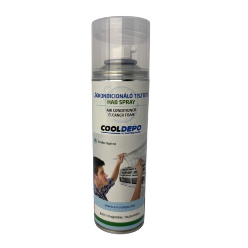 Klímatisztító hab spray cooldepo - teafa illattal 300ml 