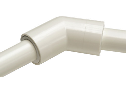 KONDENZVÍZ ELVEZETŐCSŐ KÖNYÖK 45° (FEHÉR)