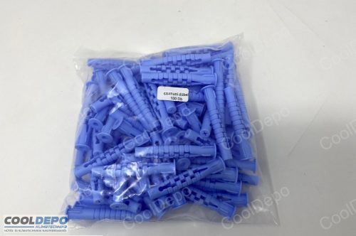 Műanyag tipli, univerzális (BLAU) 6x45, 100db/csomag