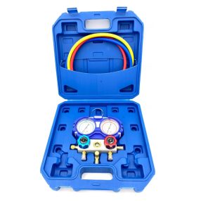   Klíma csaptelep 2 utas 90 cm-es tömlőszettel R32, R410A hűtőközeghez