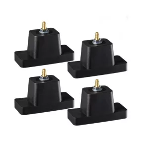   GUMI KLÍMATARTÓ ANTIVIBRÁCIÓS TALPKONZOL, 110 × 59 mm – 4 db/csomag