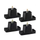 GUMI KLÍMATARTÓ ANTIVIBRÁCIÓS TALPKONZOL, 110 × 59 mm – 4 db/csomag