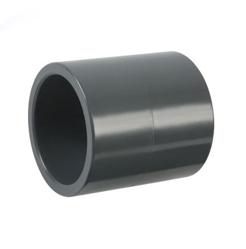 PVC KARMANTYÚ 20-20mm, RAGASZTHATÓ NYOMÓCSŐ IDOM  (szürke) 10db/csomag