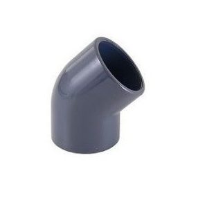   PVC KÖNYÖK 45 FOK NYOMÓCSŐ IDOM M020 (szürke) 10db/csomag