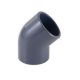 PVC KÖNYÖK 45 FOK NYOMÓCSŐ IDOM M020 (szürke) 10db/csomag