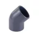PVC KÖNYÖK 45 FOK NYOMÓCSŐ IDOM M020 (szürke) 10db/csomag