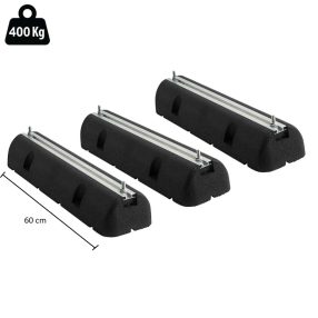 TALPKONZOL GUMI SZETT HŐSZIVATTYÚHOZ, 95X160X600 MM (3db)