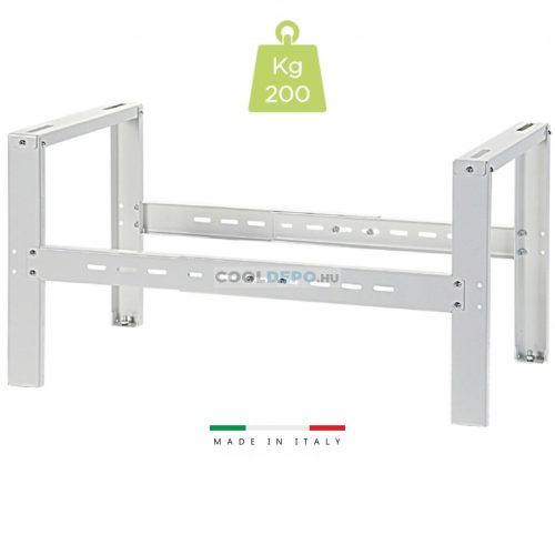 KLÍMATARTÓ MAGASÍTOTT, ÁLLÍTHATÓ KONZOL TALAJRA-TETŐRE, Terhelhetőség: 200 kg-ig, (400x420/480mm-830mm)
