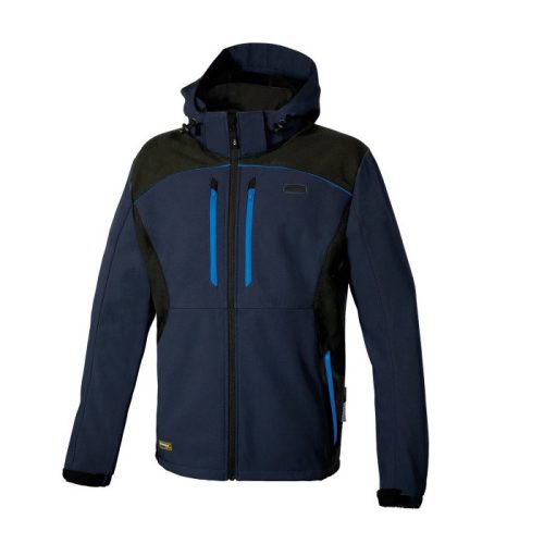 COFRA KLARBO (02 NAVY/FEKETE/ROYAL) BÉLELT MEMBRÁNOS SOFTSHELL DZSEKI