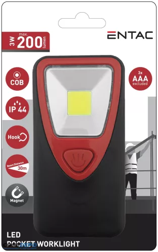 LED Szerelőlámpa, mágneses -  3W