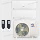 GREE MULTI szett: 1db kültéri (4,1 kW) + 2db Pulse beltéri (2,5 kW)