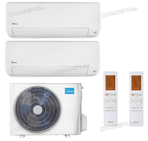 MIDEA MULTI szett: 1db kültéri (5,3 kW) + 2db All Easy Pro beltéri (2,6 kW)