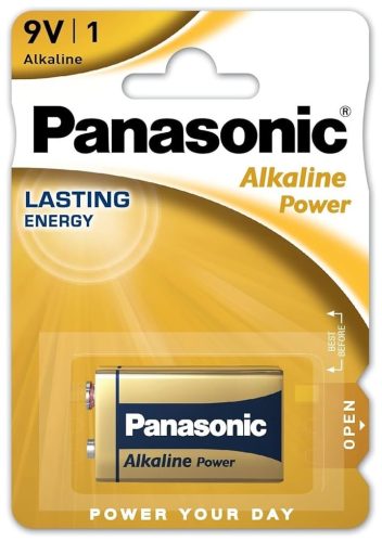 Panasonic Bronze Alkáli 9V Elem B1