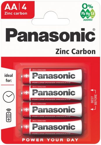 Panasonic Special Zinc Féltartós Ceruza Elem AA B4 (4db)