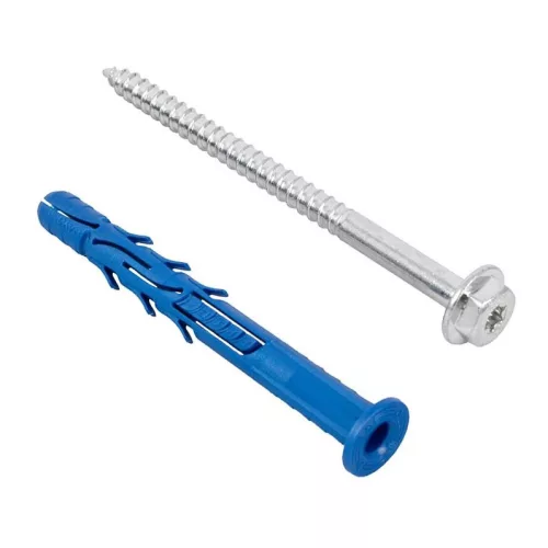 RAWLPLUG 10x140mm HATLAPFEJŰ CSAVAR + TIPLI (PEREMESFEJŰ) 25DB/DOBOZ