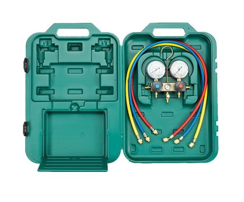 REFCO CSAPTELEP ARMATURA BM2-3-DS, R32/R410A (3 db tömlővel) kofferben