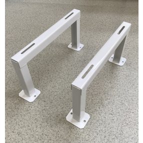    Hegesztett klímatartó konzol álló magasított, porfestett 600x320mm (párban)