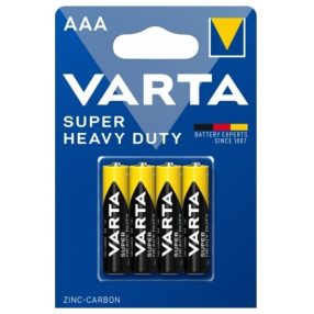   Varta Super Heavy Duty féltartós mikro elem AAA (B4 – 4 db)
